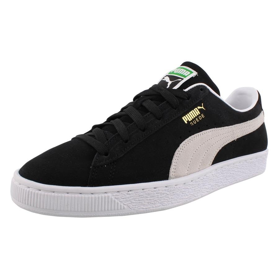 Puma ★ Suede Classic XXI Black White Amazon.com | PUMA Mens Suede Classic Xxi Lace Up Sneakers